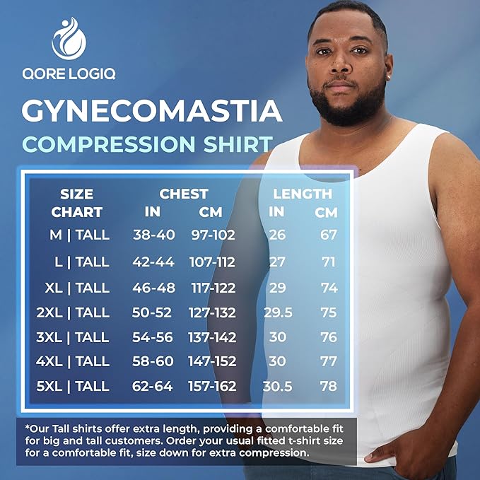 Compression Shirt Tank Top | Tall Length | 3 Pack - Image 12