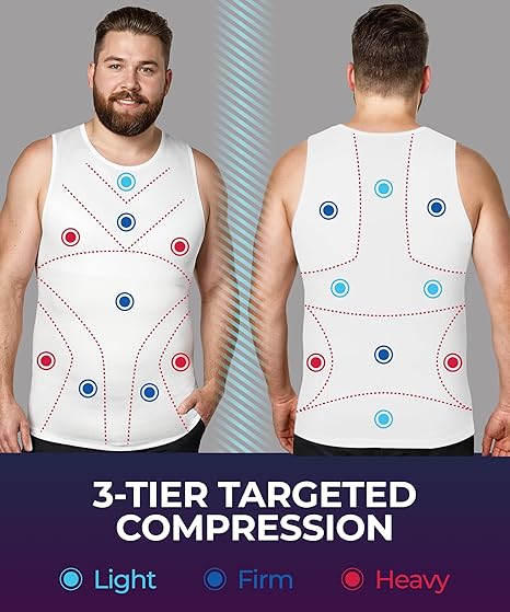 Compression Shirt Tank Top | Regular Length | 3 Pack - Image 3