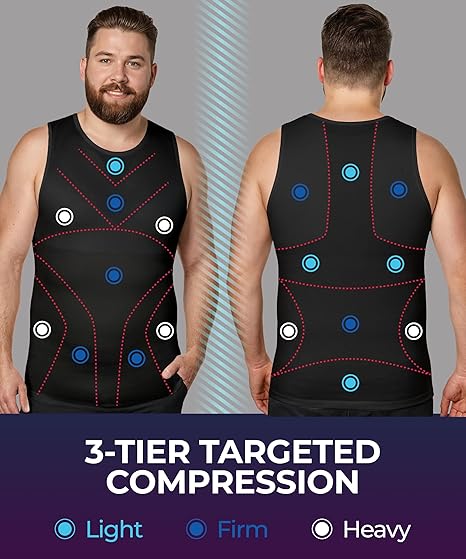 Compression Shirt Tank Top | Regular Length | 3 Pack - Image 9