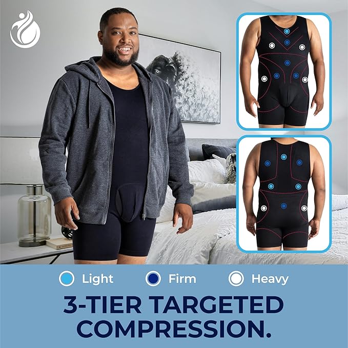 Men’s Compression Bodysuit | Full Body Shaper - Image 11