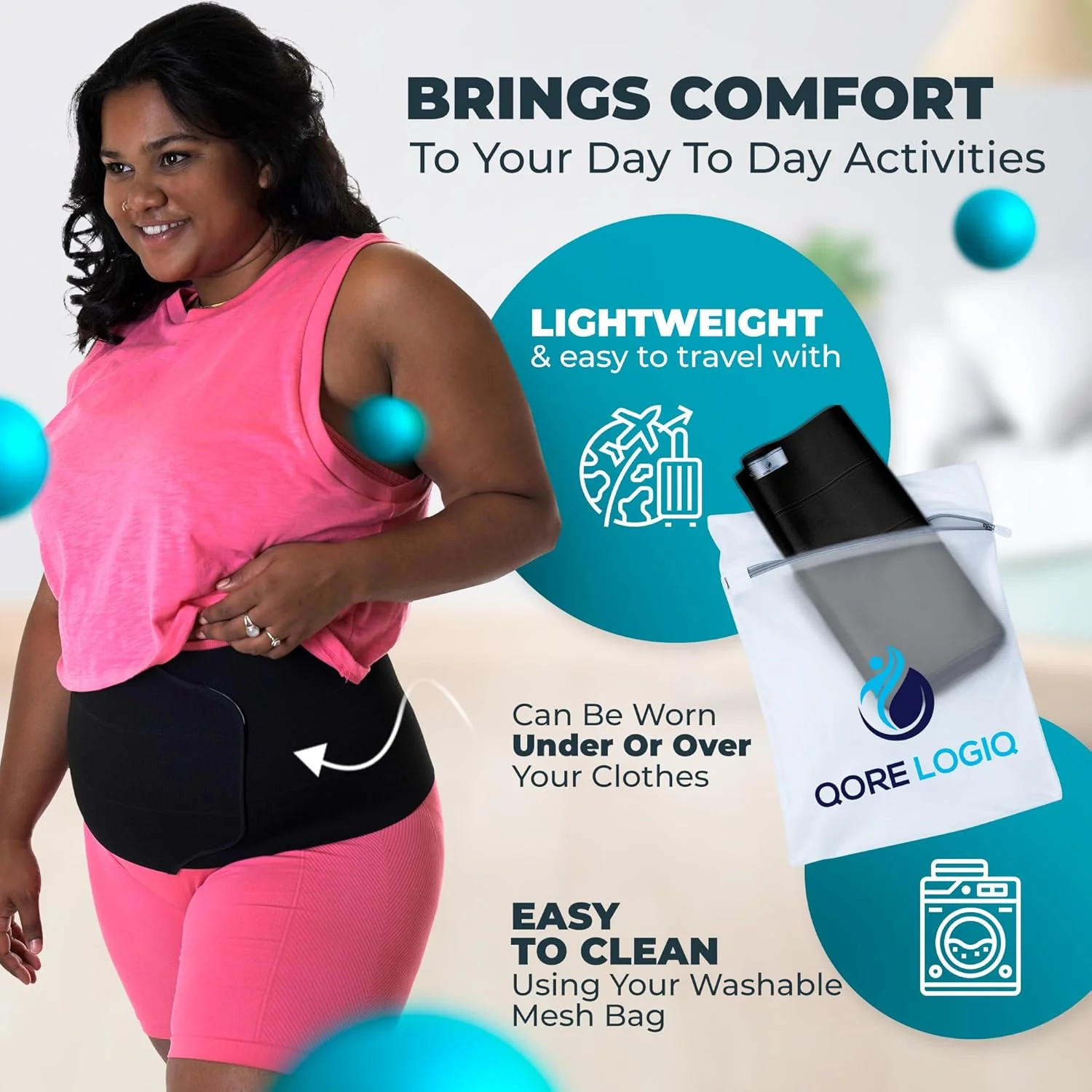 Plus Size 9 Inch Abdominal Binder - Image 7
