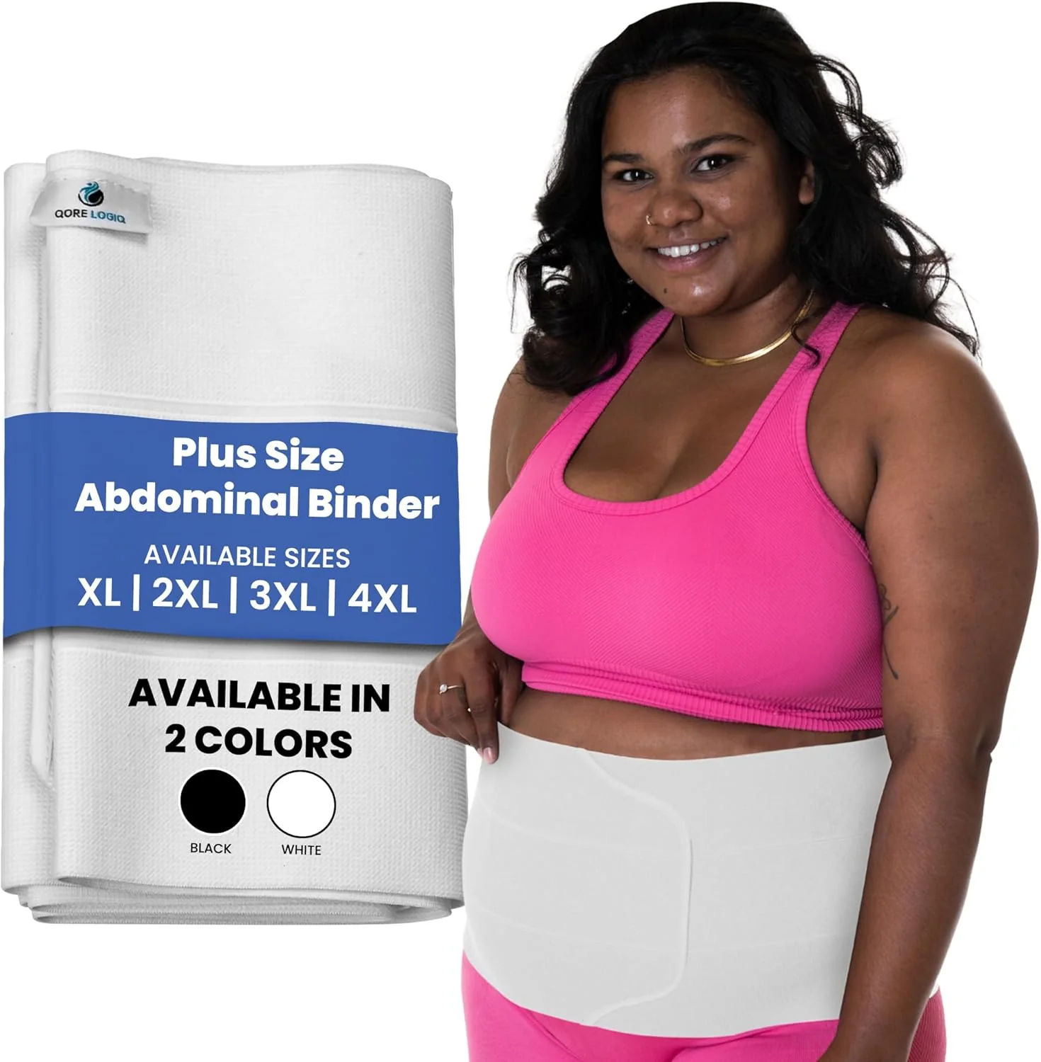 Plus Size 9 Inch Abdominal Binder - Image 8