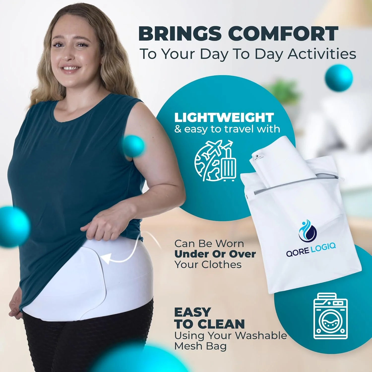 Plus Size 12 Inch Abdominal Binder - Image 7